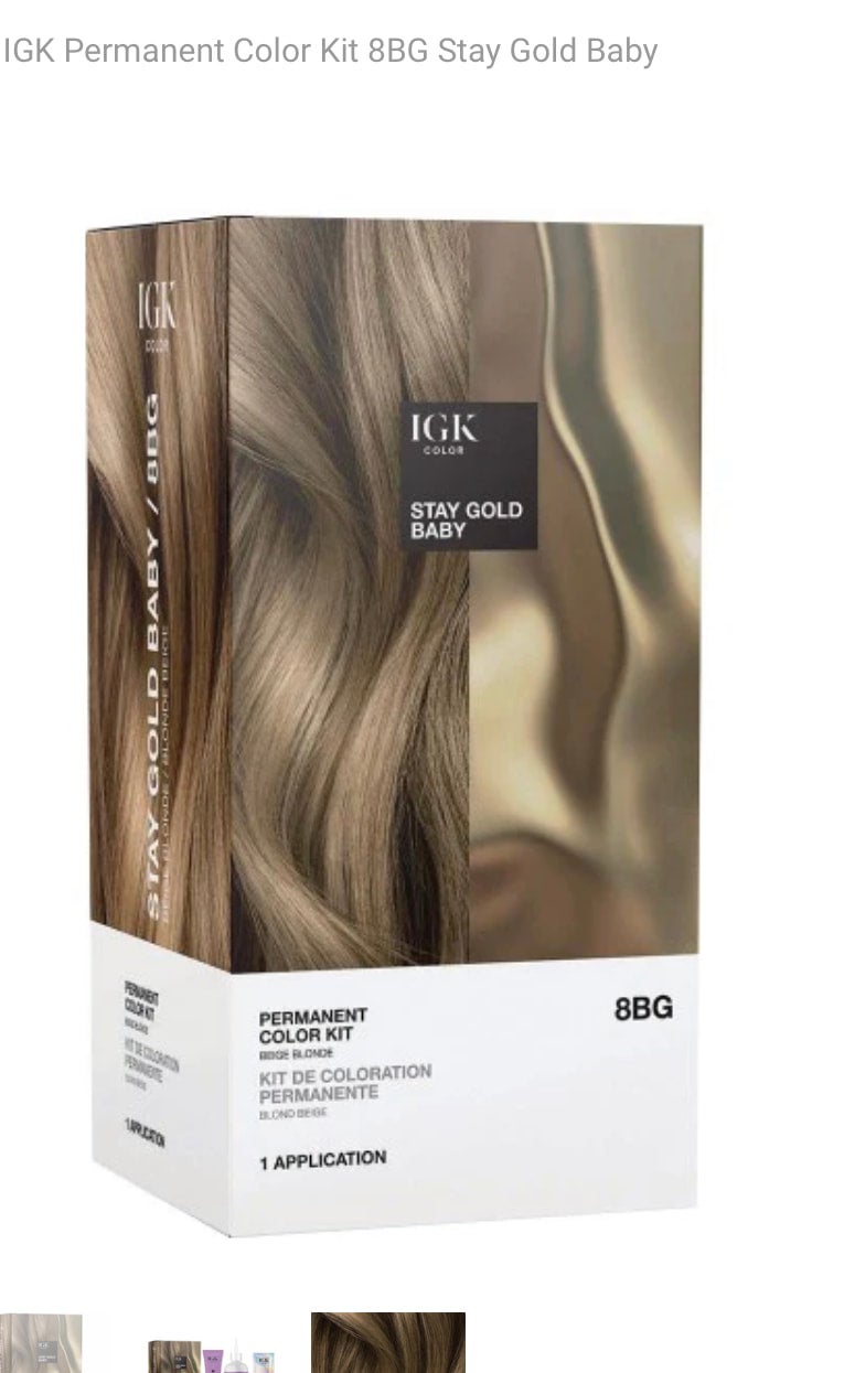 Igk Pampas Blonde Permanent Color Kit